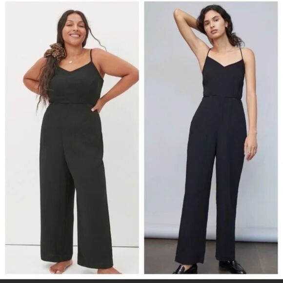Maeve Magdalena Anthropologie Women's Black Jumpsuit - Size 8 NEW - Picture 2 of 9
